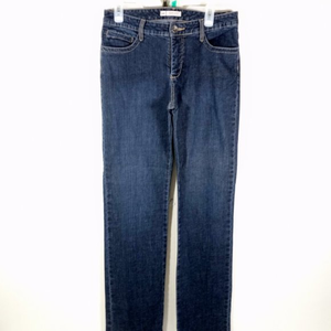 Lee Slender Secret‎ Blue Jeans Size 10 Medium Dark Wash "NICE"  #D42